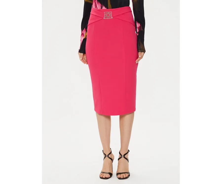 obrazek 1 Rinascimento Spódnica ołówkowa CFC0118265003 Różowy Slim Fit