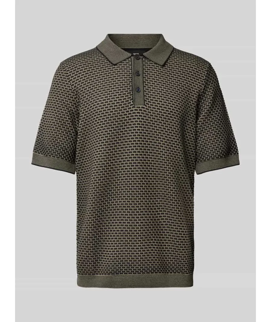 obrazek 1 Koszulka polo o kroju regular fit z krótką listwą guzikową model ‘Flavius’