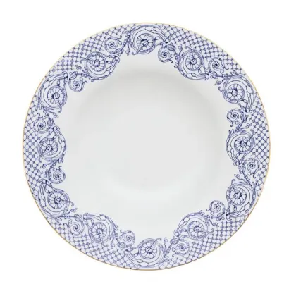 Zdjęcie Unikatowy talerz porcelanowy Fortuna do zupy