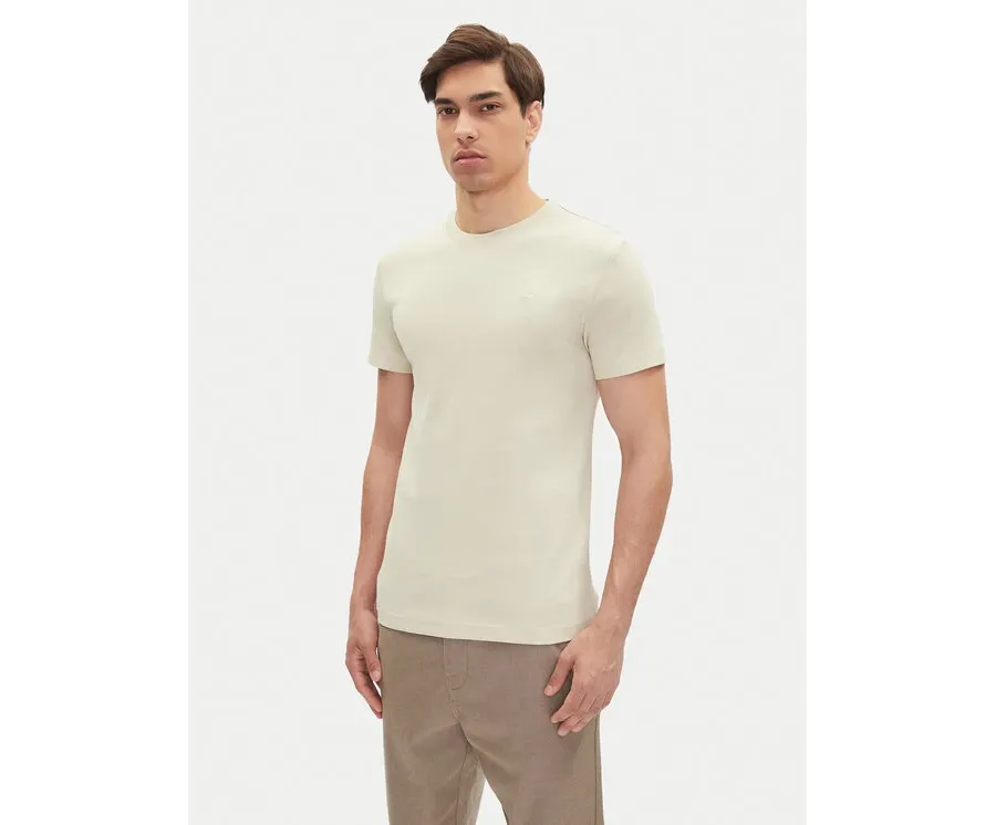 obrazek 1 Mustang T-Shirt Allen 1016486 Beżowy Slim Fit