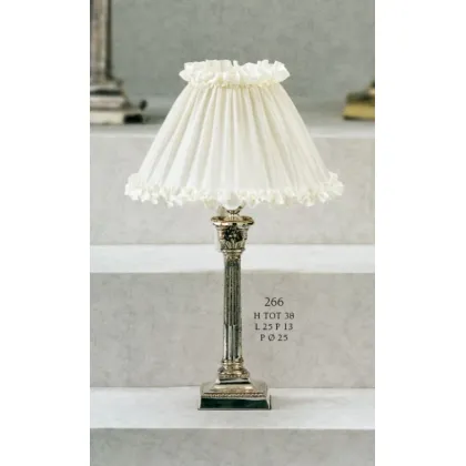 Picture Empire lamp with a conical pleated shade - Il Paralume Marina