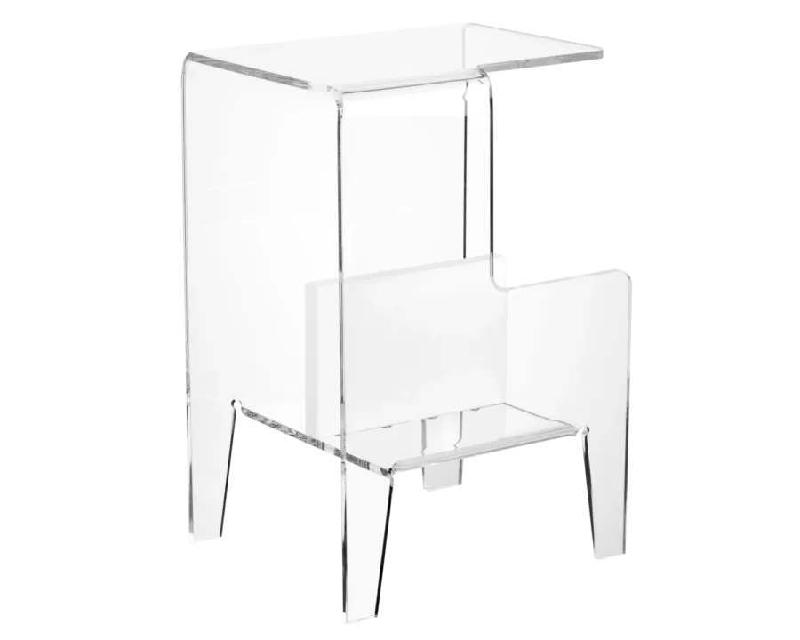 obrazek 1 Minimalistyczny w formie stolik nocny z pleksi