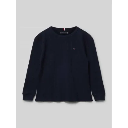 Zdjęcie Bluzka z długim rękawem z wyhaftowanym logo