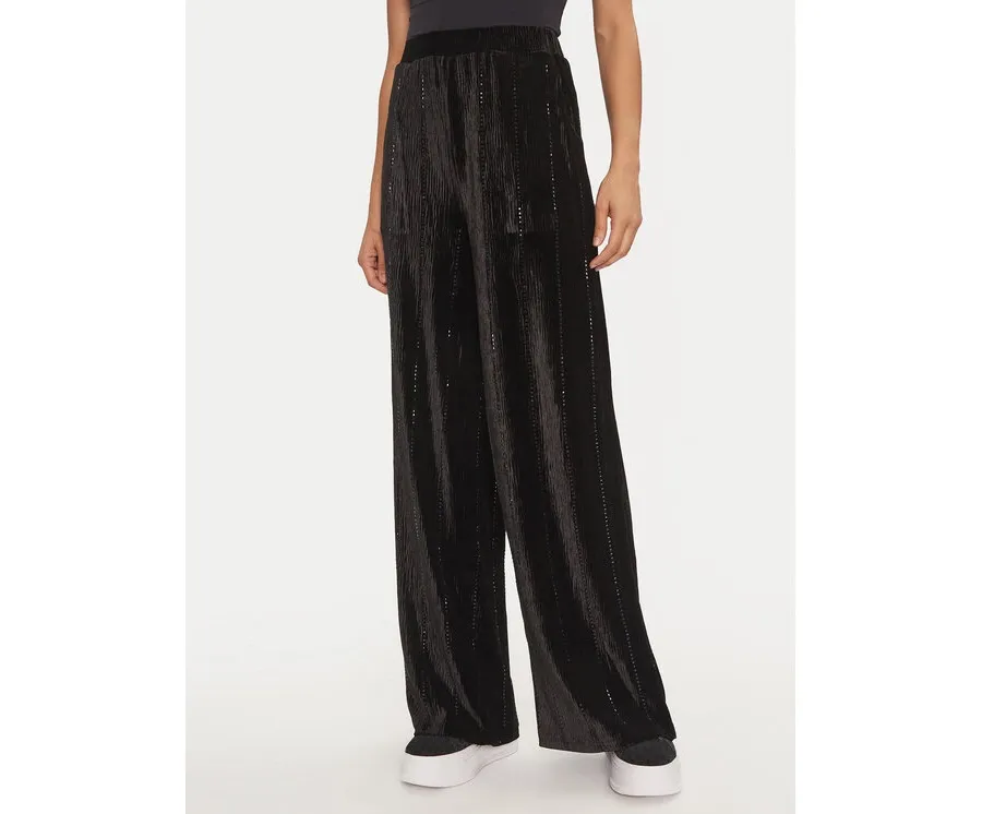 obrazek 1 Fracomina Spodnie palazzo FR24WV3014J461R9 Czarny Wide Leg