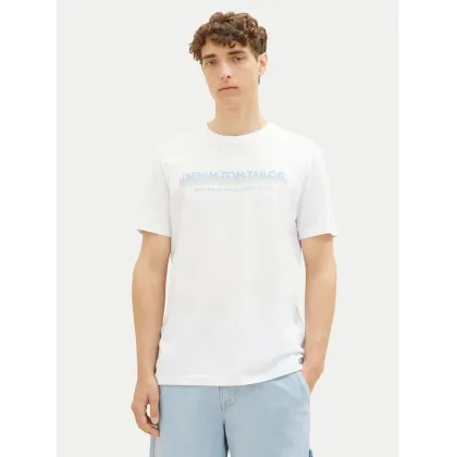 Zdjęcie Tom Tailor Denim T-Shirt 1037653 Biały Basic Fit