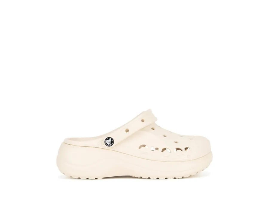 obrazek 1 Crocs Klapki BAYA PLATFORM CLOG 208186-11S Beżowy