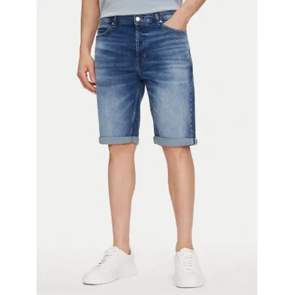 Zdjęcie HUGO Szorty jeansowe 50537719 Niebieski Slim Fit