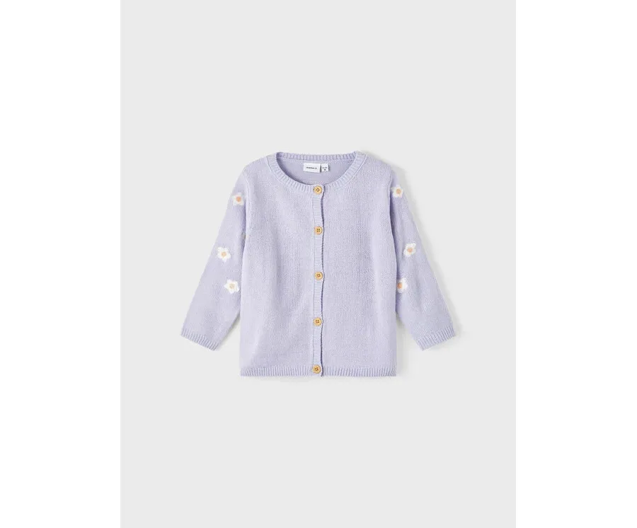 obrazek 1 NAME IT Kardigan 13212003 Fioletowy Regular Fit