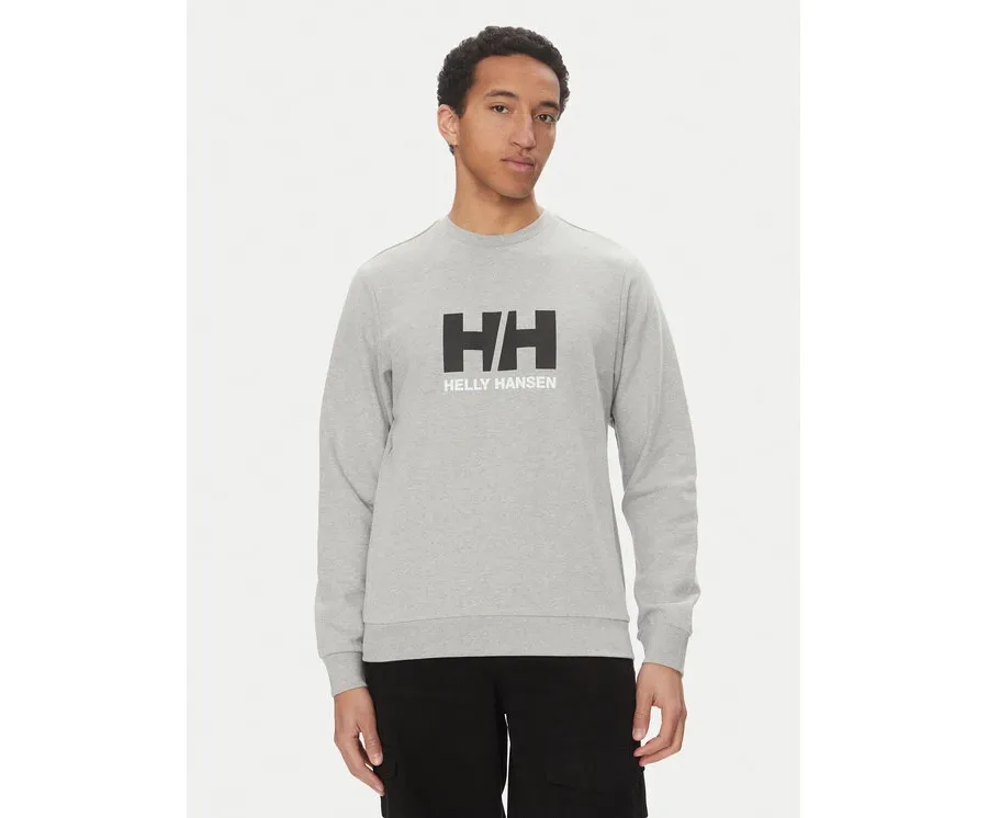obrazek 1 Helly Hansen Bluza Logo Crew 30395 Szary Regular Fit