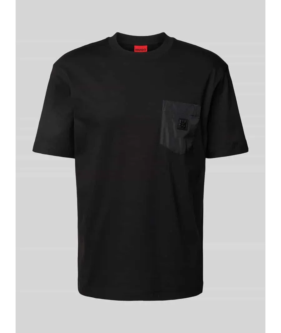 obrazek 1 HUGO T-Shirt Dombiro 50536347 Czarny Relaxed Fit