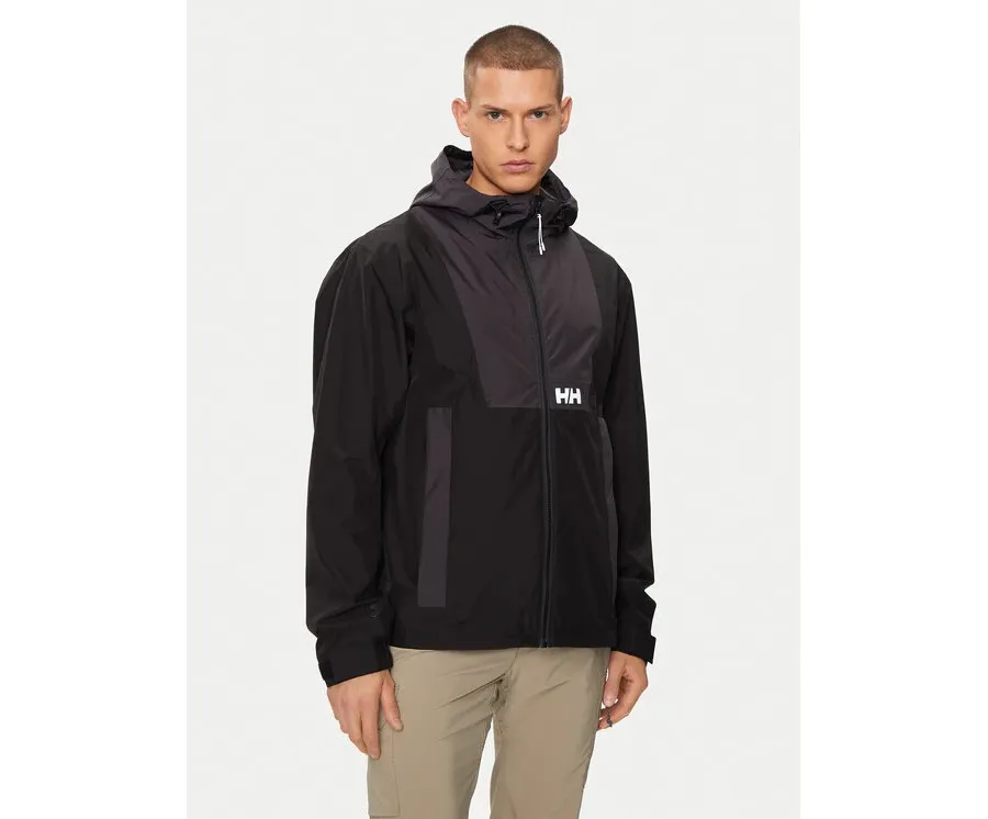 obrazek 1 Helly Hansen Kurtka przeciwdeszczowa Rig Rain Jacket 54096 Czarny Regular Fit