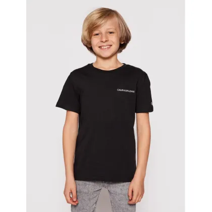 Zdjęcie Calvin Klein Jeans T-Shirt Chest Logo IB0IB00456 Czarny Regular Fit