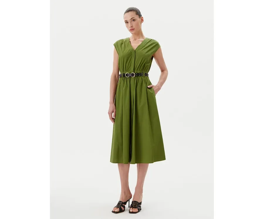 obrazek 1 MICHAEL Michael Kors Sukienka codzienna MS5830KF4C Zielony Regular Fit