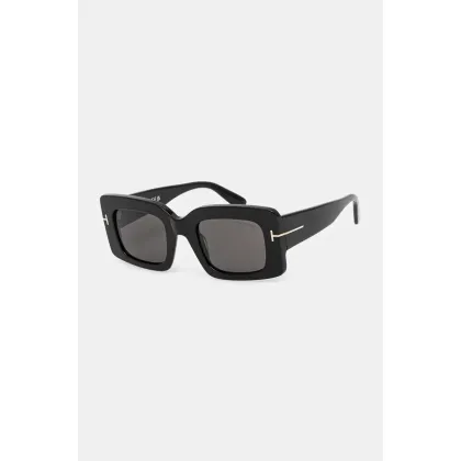 Zdjęcie Tom Ford okulary przeciwsłoneczne Brigitta damskie kolor czarny FT1188_5001A