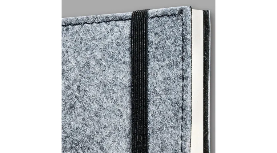 obrazek 7 Oryginalne notesy w miękkich okładkach z kolekcji Felt - szare A5/A6