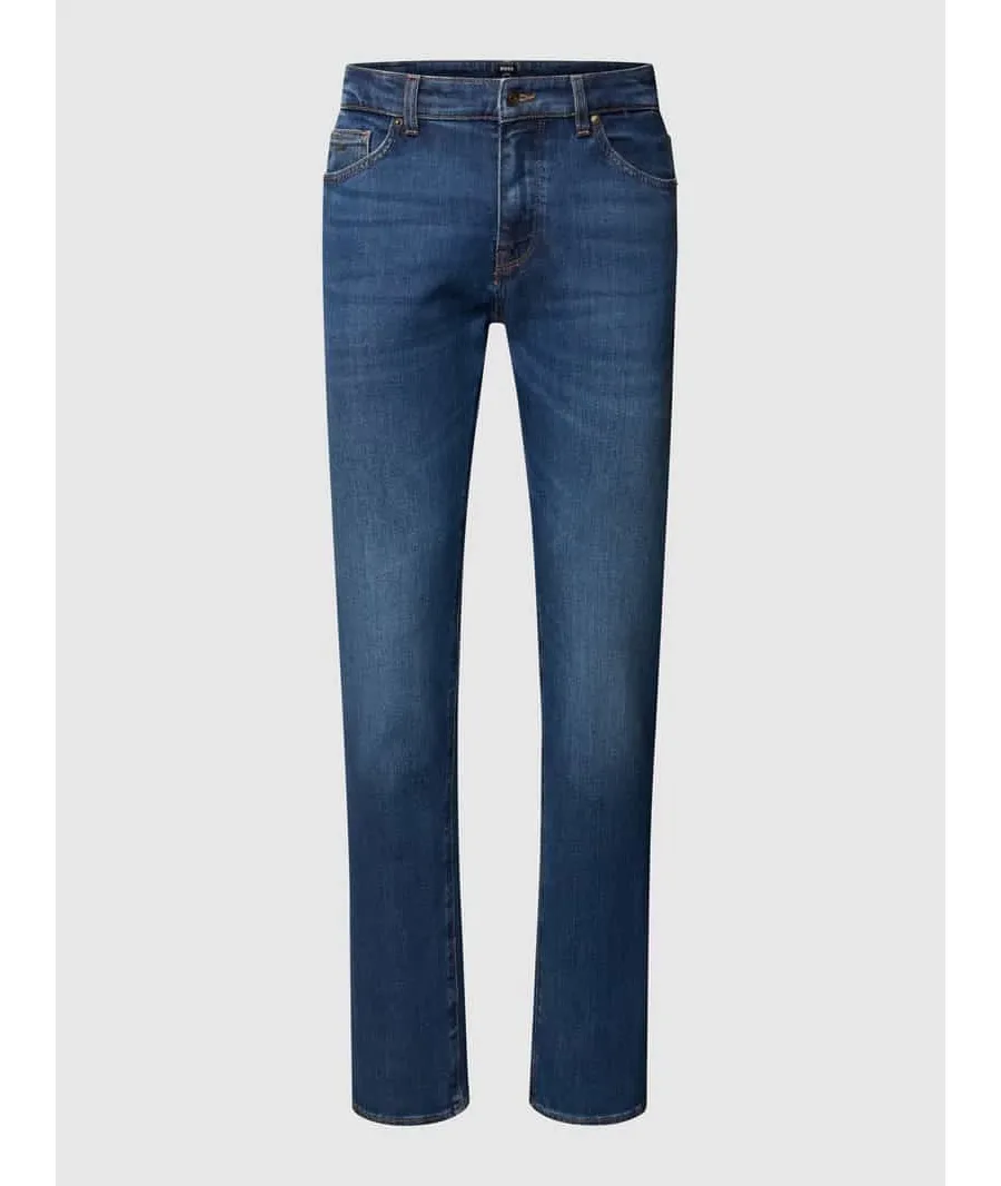 obrazek 1 Jeansy z detalem z logo