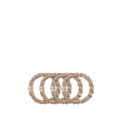 Zdjęcie Slip Pure Silk Back To Basics Skinny Scrunchies Blonde Gumka do włosów 4 szt.