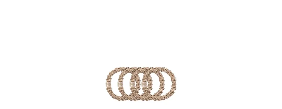 obrazek 1 Slip Pure Silk Back To Basics Skinny Scrunchies Blonde Gumka do włosów 4 szt.