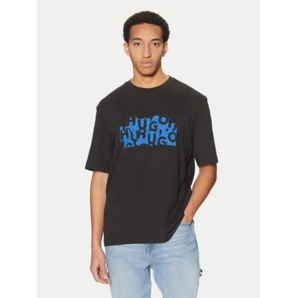 Zdjęcie HUGO T-Shirt Nafralo 50533528 Czarny Regular Fit