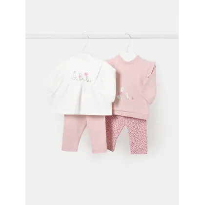 Zdjęcie Mayoral Komplet bluzka i legginsy 2784 Różowy Regular Fit