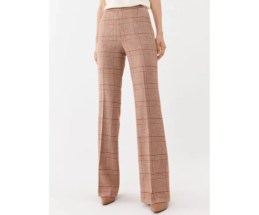 obrazek 1 TWINSET Spodnie materiałowe 232TP2754 Brązowy Regular Fit