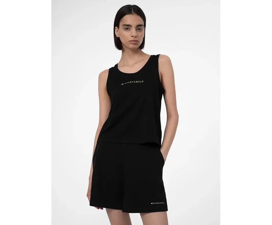 obrazek 1 4F Top 4FSS23TTSHF567 Czarny Regular Fit