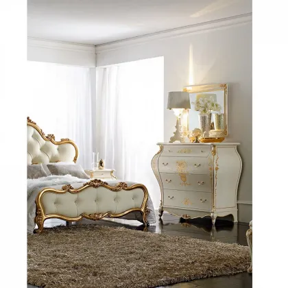 Zdjęcie Ekskluzywna włoska klasyczna komoda do sypialni