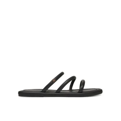 Zdjęcie Tommy Hilfiger Klapki Strappy Leather Mule FW0FW08939 Czarny