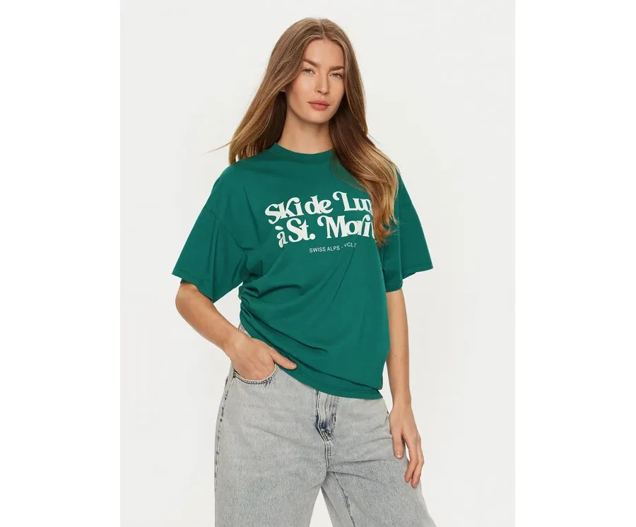obrazek 1 ViCOLO T-Shirt RS0052 Zielony Regular Fit