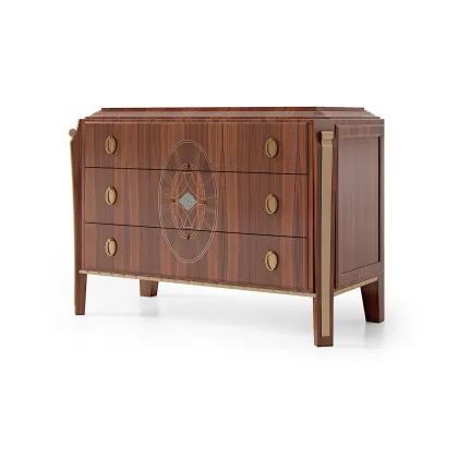Zdjęcie Klasyczna włoska prestiżowa 3 szufladowa komoda - Bianchini