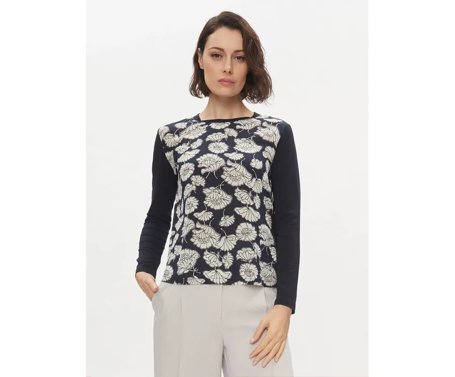 obrazek 1 Weekend Max Mara Bluzka Calamai 2415941051650 Granatowy Regular Fit