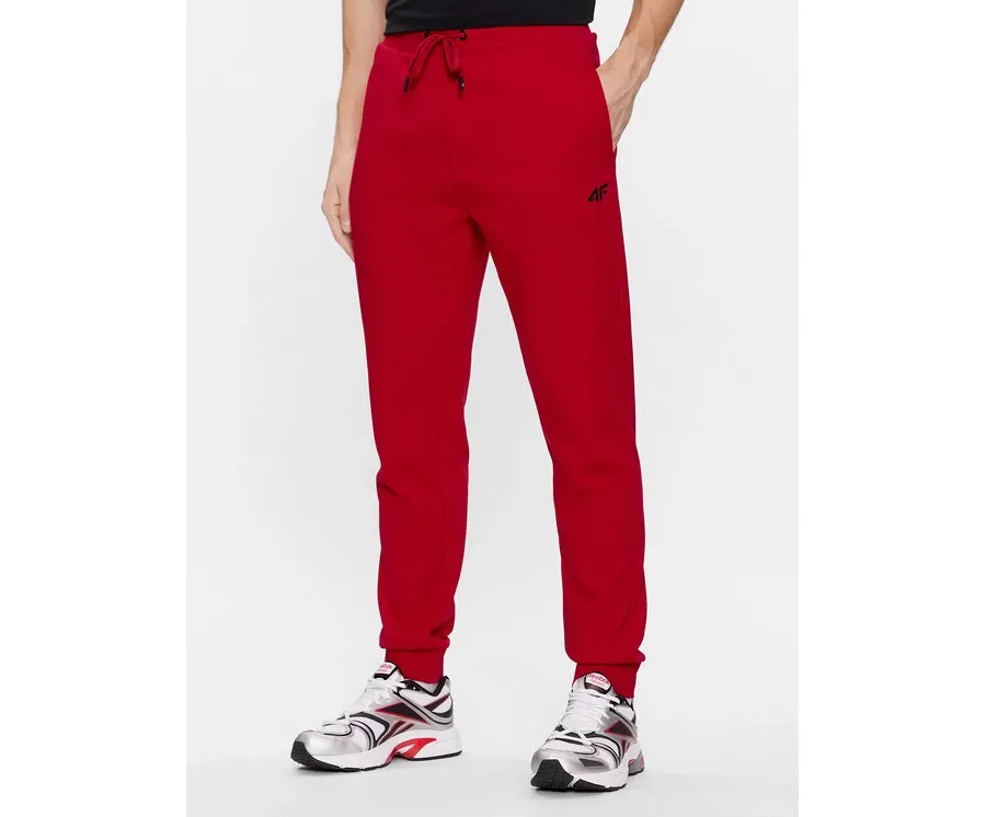 obrazek 1 4F Spodnie dresowe 4FAW23TTROM452 Czerwony Regular Fit