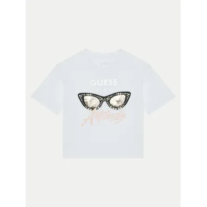 Zdjęcie Guess T-Shirt J5RI40 K6YW4 Biały Regular Fit