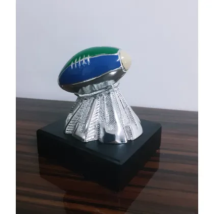 Picture Statuette with a rugby ball - Astra Argenti