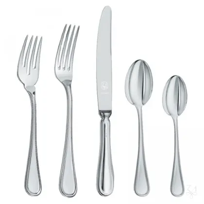 Zdjęcie Prestiżowy 60-elementowy komplet sztućców w skrzynce - Zaramella Argenti