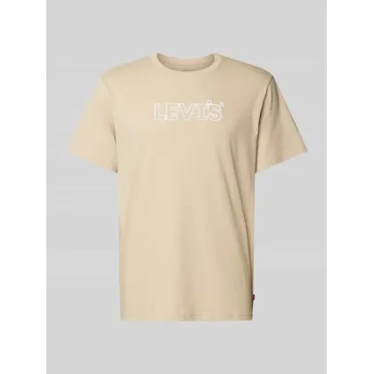 Zdjęcie T-shirt o luźnym kroju z nadrukiem z logo