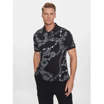 Zdjęcie Versace Jeans Couture Polo 75GAG6S0 Czarny Regular Fit