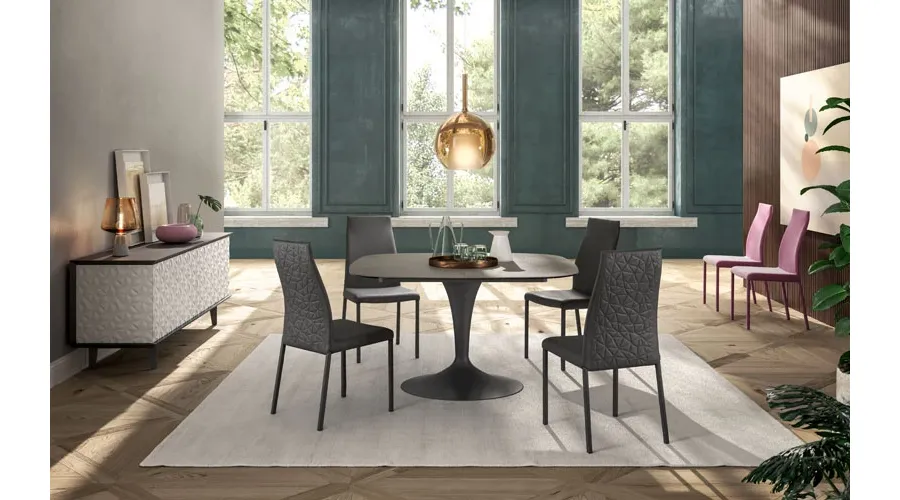 obrazek 3 Designerskie i eleganckie krzesło do jadalni lub salonu