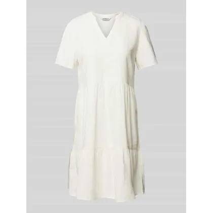 Zdjęcie Sukienka mini z mieszanki lnu i wiskozy model ‘TIRI’