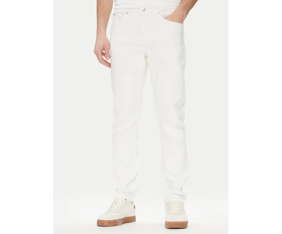 obrazek 1 Calvin Klein Jeans Jeansy J30J327541 Biały Slim Fit