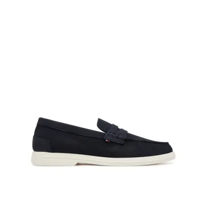 Zdjęcie Tommy Hilfiger Mokasyny Nubuck P Loafer FM0FM05350 Granatowy