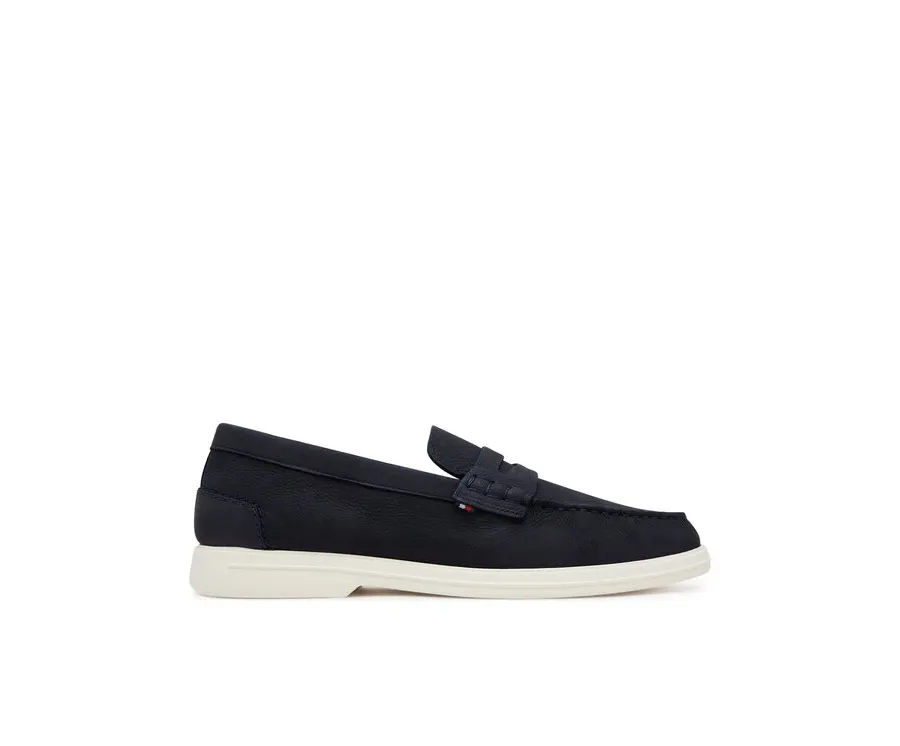 obrazek 1 Tommy Hilfiger Mokasyny Nubuck P Loafer FM0FM05350 Granatowy