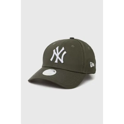 Zdjęcie New Era czapka z daszkiem kolor zielony z aplikacją NEW YORK YANKEES