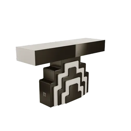 Picture A stylish console table with a unique design