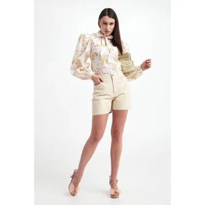 Zdjęcie Spodenki damskie skórzane CUSTOMMADE Custommade