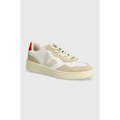 Zdjęcie Veja sneakersy skórzane V-90 kolor beżowy VD2003459
