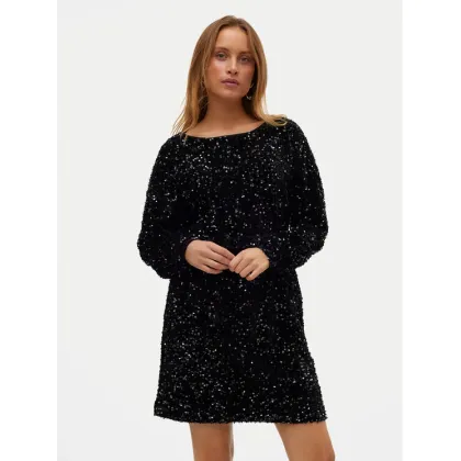 Zdjęcie Vero Moda Sukienka koktajlowa Bella 10317046 Czarny Regular Fit