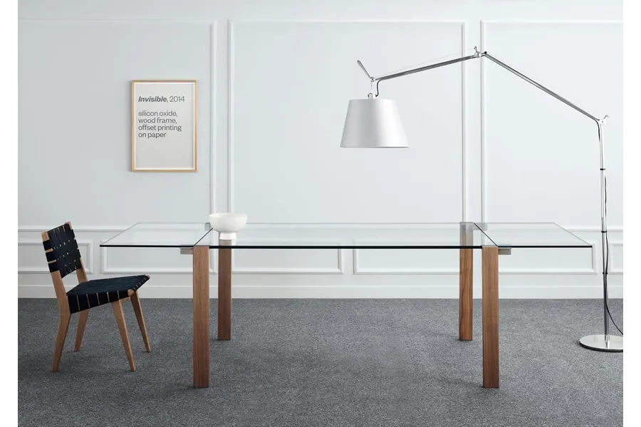 obrazek 1 Luksusowy rozkładany stół z drewnianymi nogami - Tonelli Design