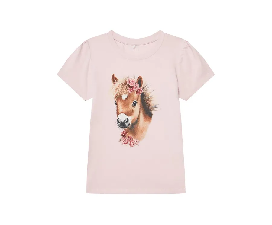 obrazek 1 NAME IT T-Shirt Hani 13243178 Różowy Standard Fit
