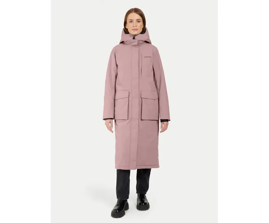 obrazek 1 Didriksons Parka Leya 504846 Różowy Relaxed Fit